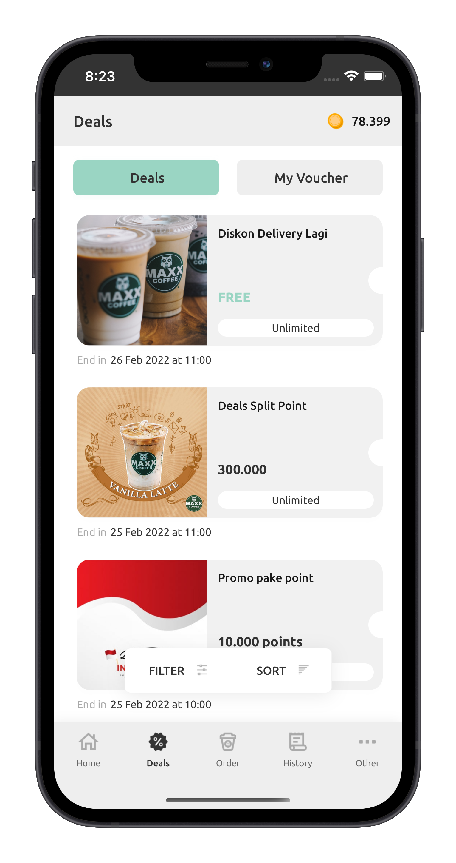 MAXX Coffee screenshot 2